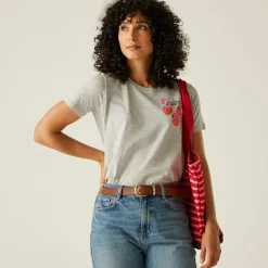 Women's Filandra VX T-Shirt | Grey Marl Fleur