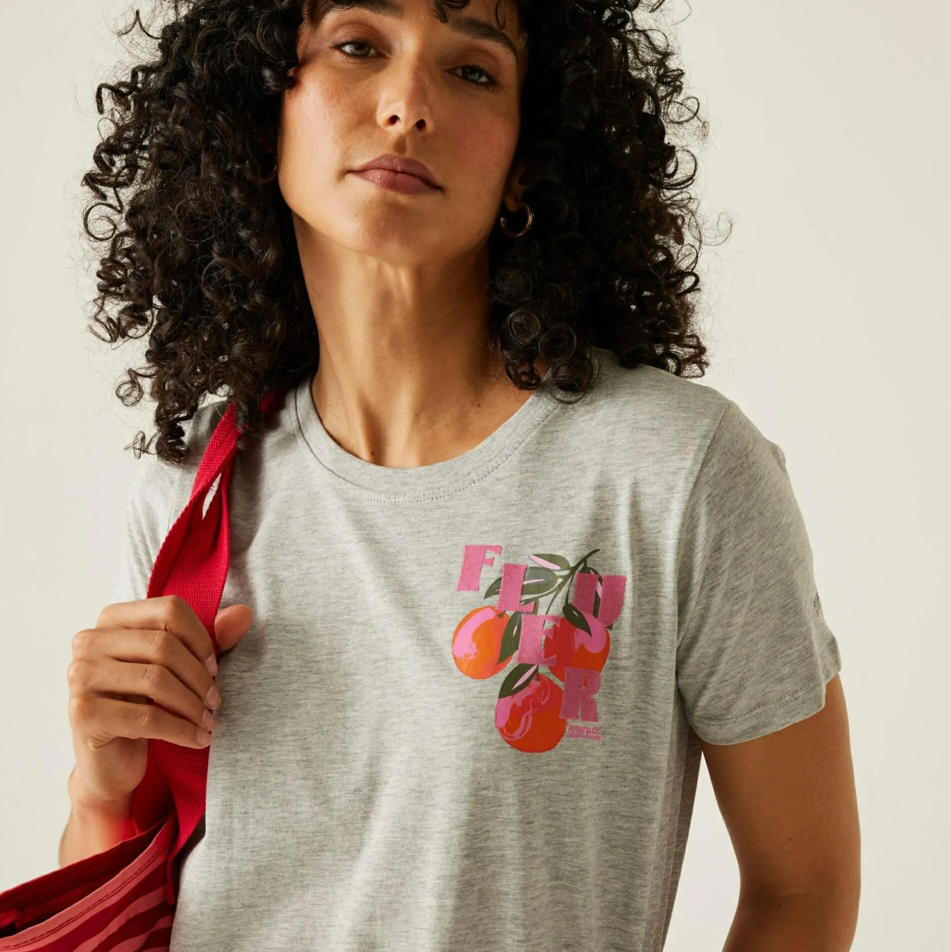 Women's Filandra VX T-Shirt | Grey Marl Fleur