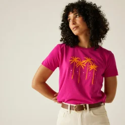 Women's Filandra VX T-Shirt | Pink Fusion Beach Palm