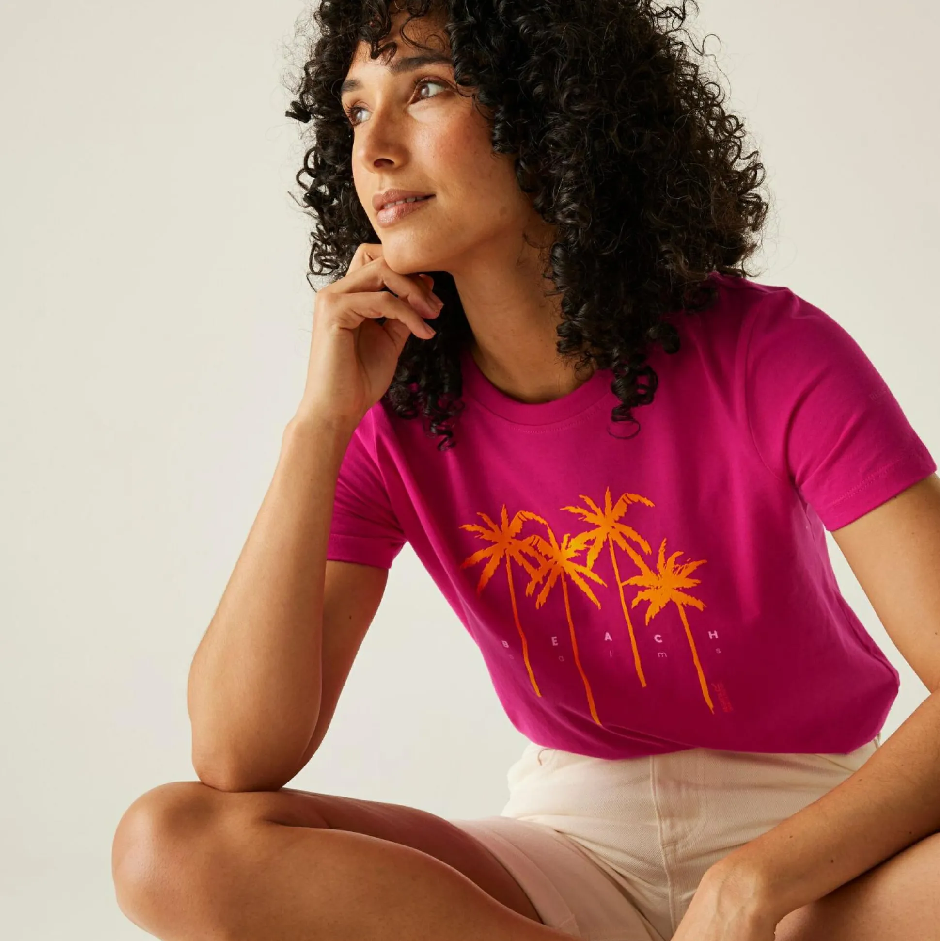 Women's Filandra VX T-Shirt | Pink Fusion Beach Palm
