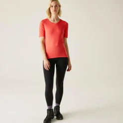 Women's Fingal II V-Neck T-Shirt | Peach Bloom