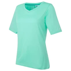 Women's Fingal II V-Neck T-Shirt | Aruba Blue