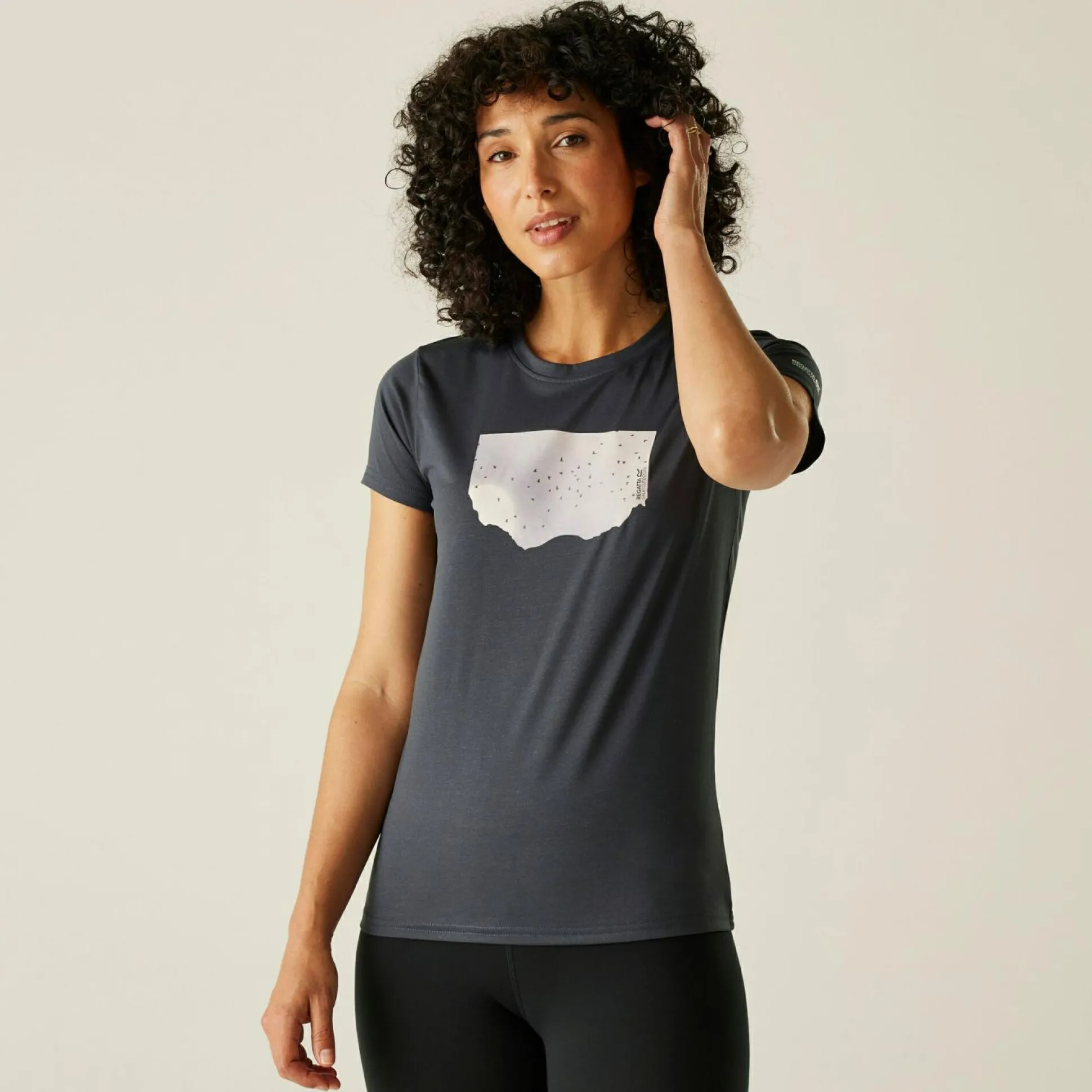 Women's Fingal Stretch T-Shirt | Seal Grey