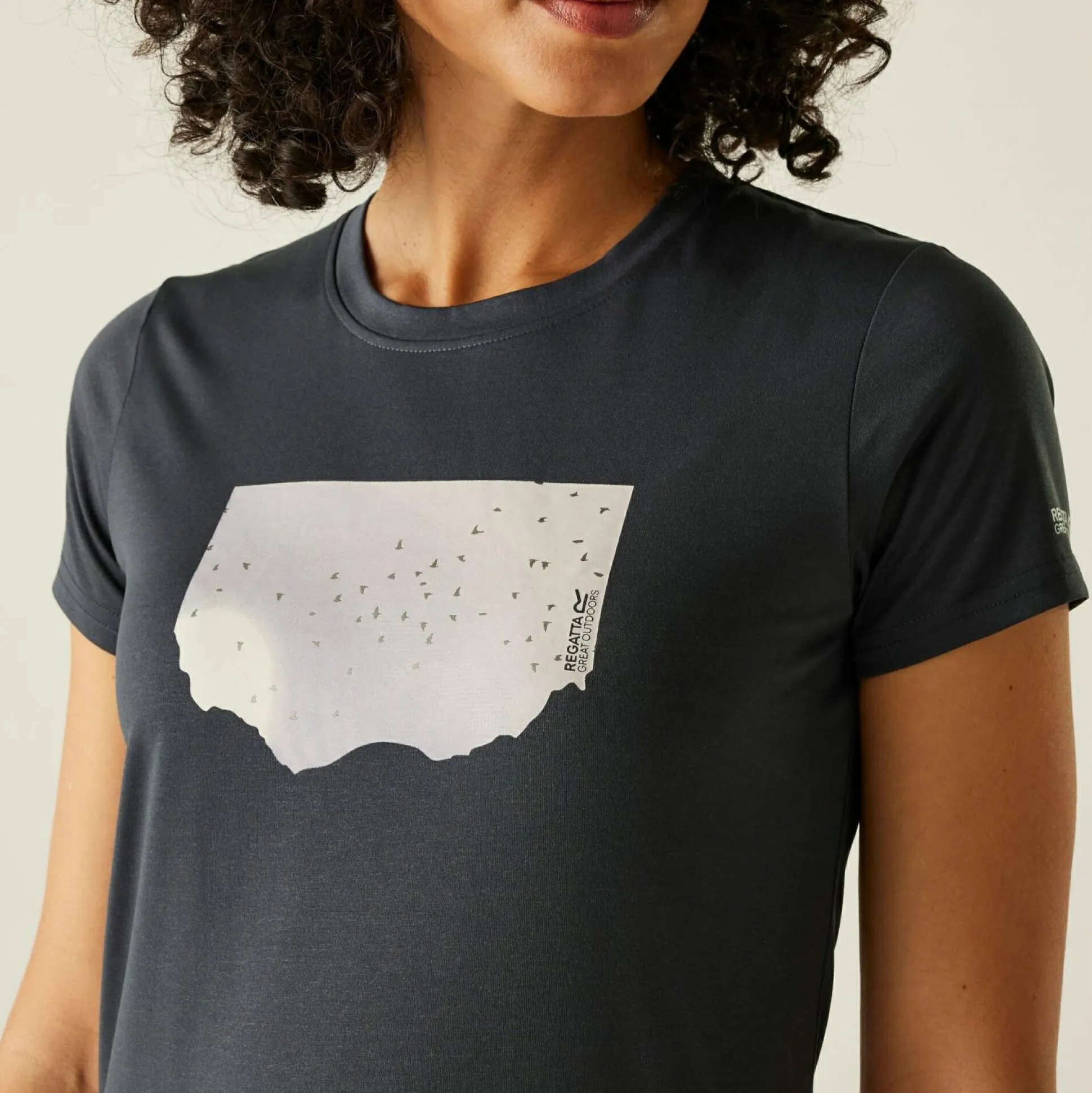 Women's Fingal Stretch T-Shirt | Seal Grey