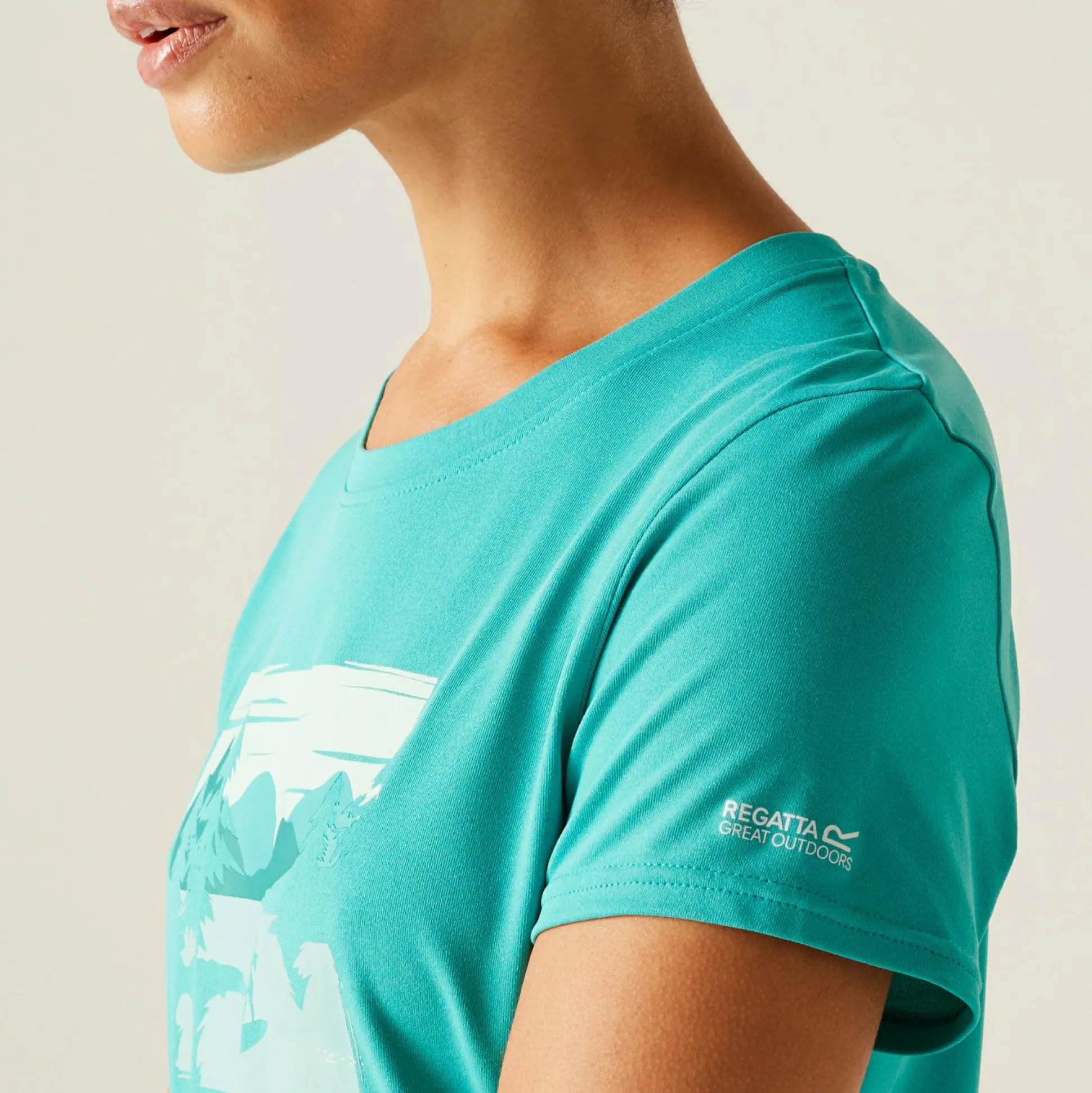 Women's Fingal Stretch T-Shirt | Turquoise