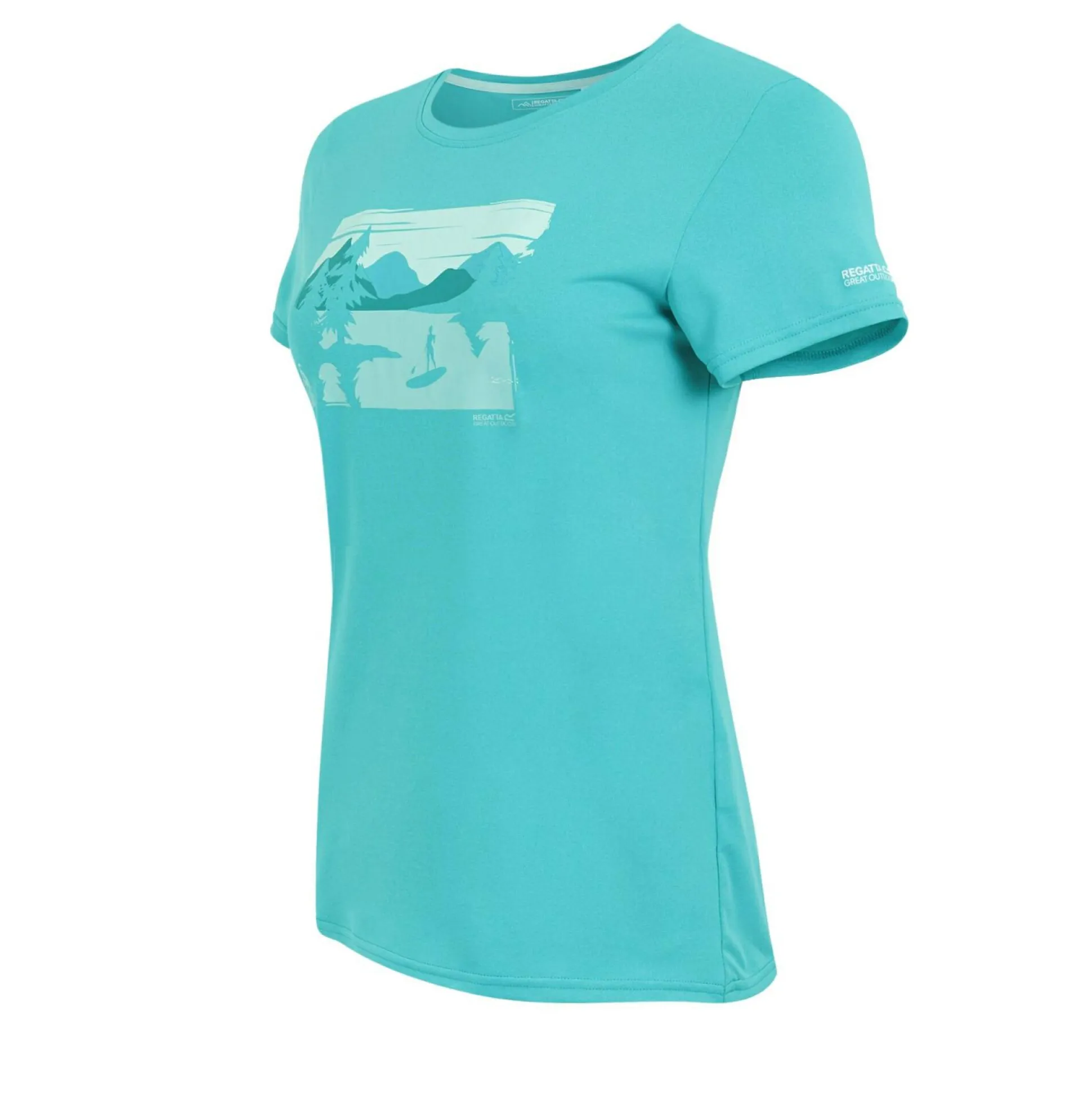 Women's Fingal Stretch T-Shirt | Turquoise