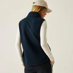 Women's Frankie Borg Bodywarmer | Navy Blue