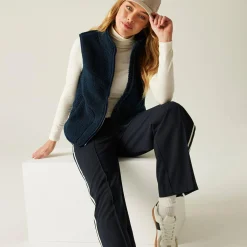 Women's Frankie Borg Bodywarmer | Navy Blue