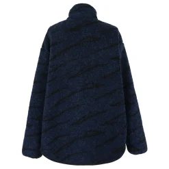 Women's Frankie Borg Half Zip Fleece | Navy Blue