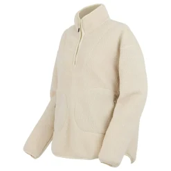 Women's Frankie Borg Half Zip Fleece | Light Vanilla