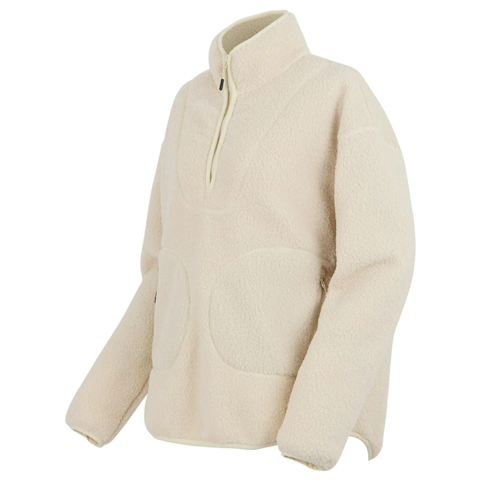 Women's Frankie Borg Half Zip Fleece | Light Vanilla