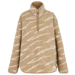 Women's Frankie Borg Half Zip Fleece | Beige