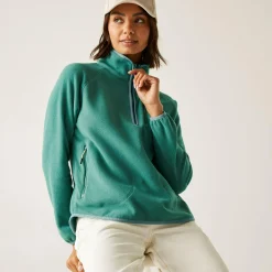 Women's Frankie Half Zip Fleece | Green