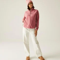 Women's Frankie Half Zip Fleece | Dusty Rose