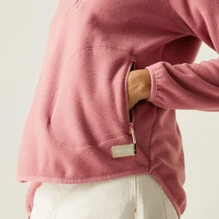 Women's Frankie Half Zip Fleece | Dusty Rose