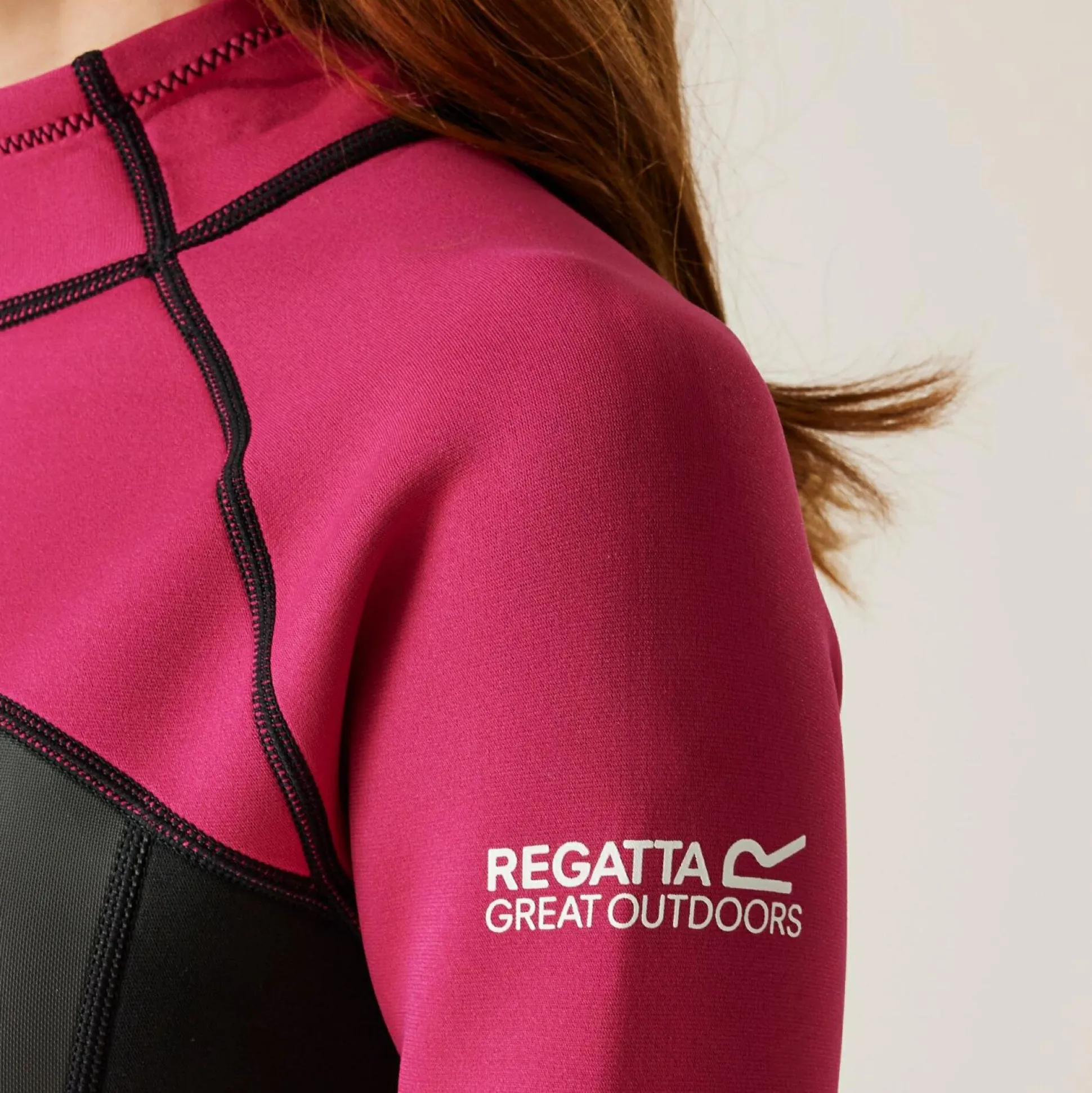 Women's Full 2mm Wetsuit | Black Pink Fusion