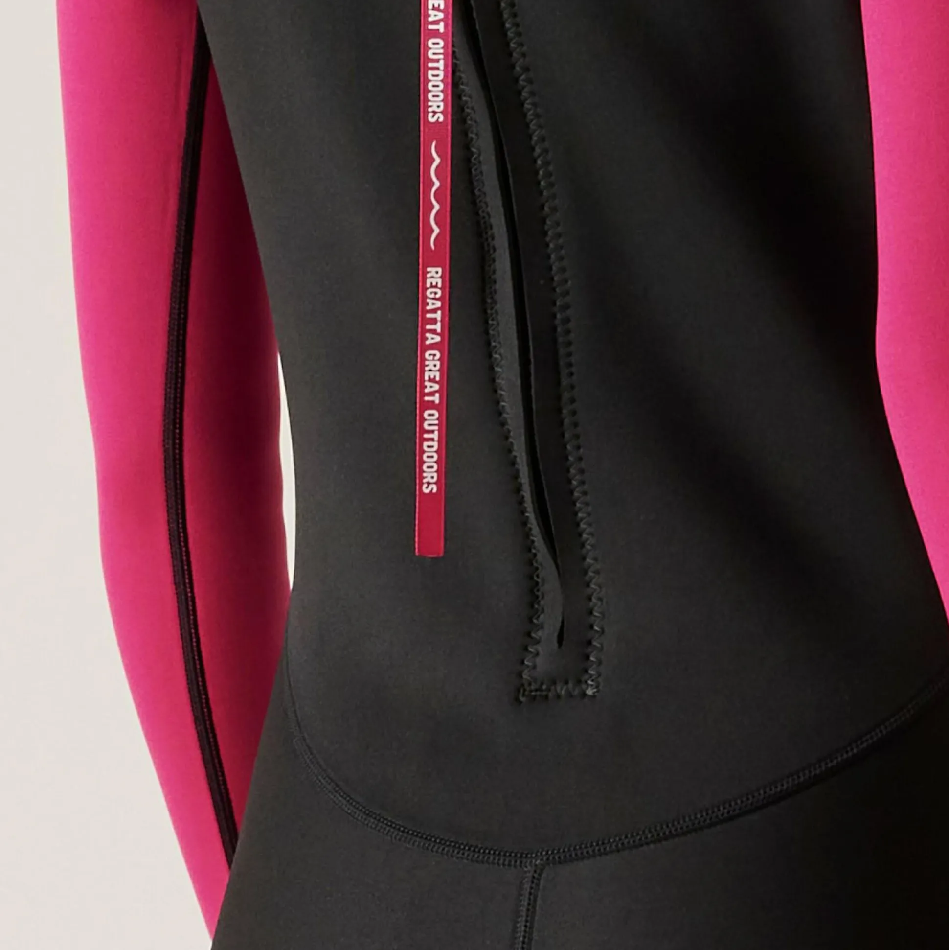 Women's Full 2mm Wetsuit | Black Pink Fusion