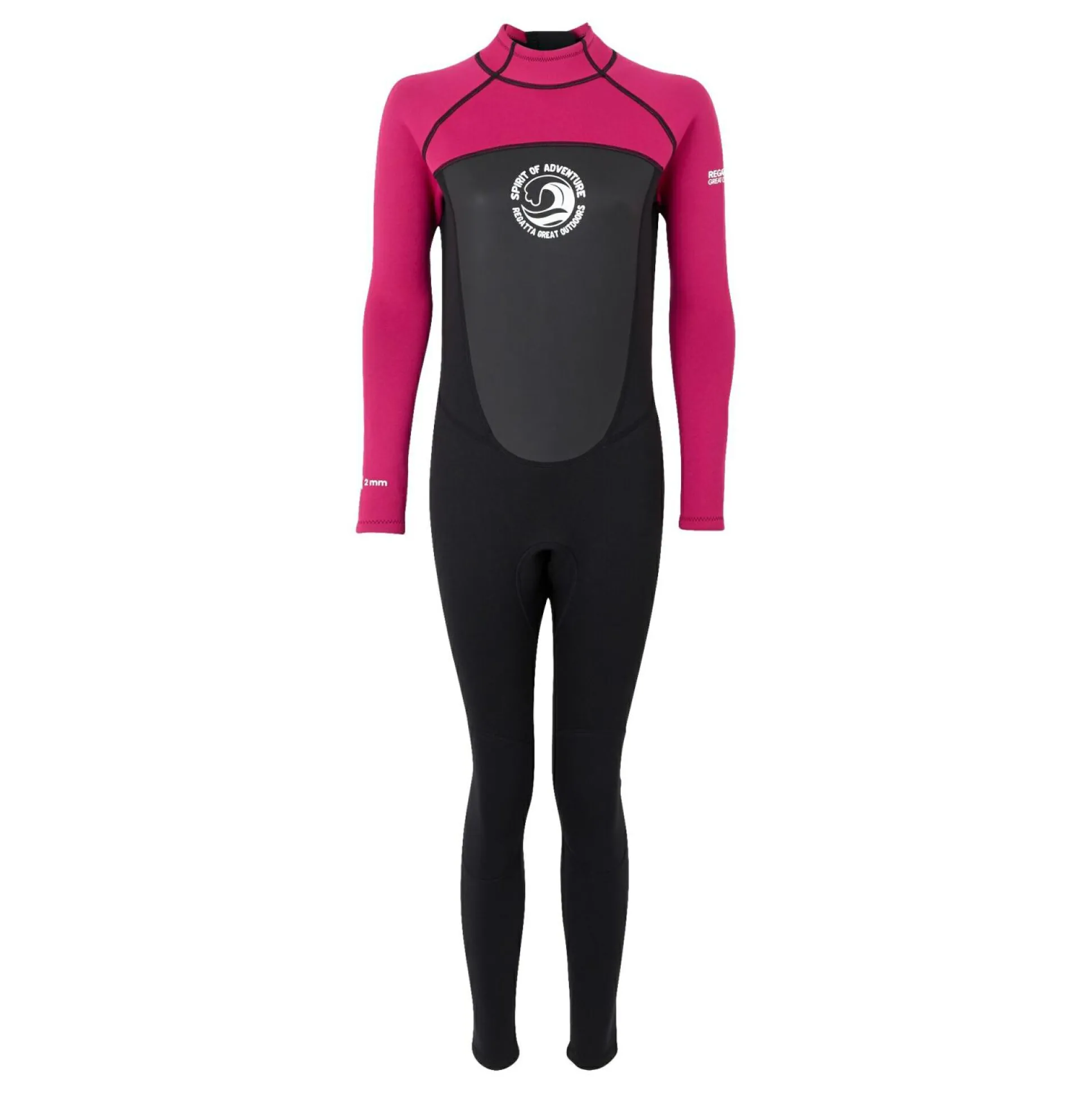 Women's Full 2mm Wetsuit | Black Pink Fusion
