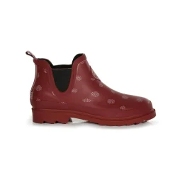 Women's Harper Cosy Ankle Wellies | Cabernet Dot