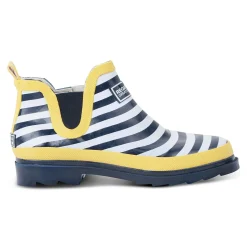 Women's Harper Low Wellies | Navy Lemon Tea