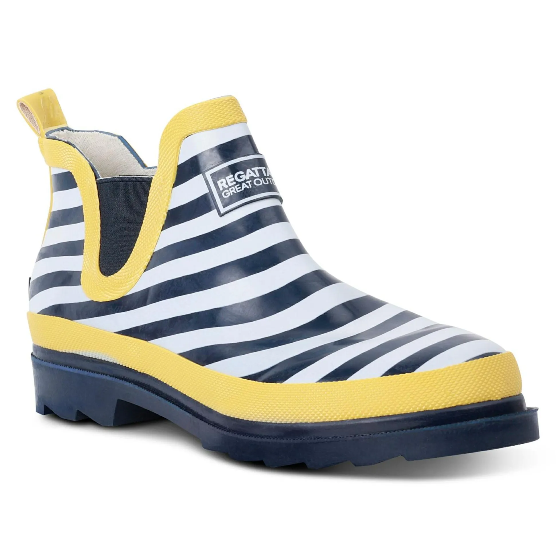 Women's Harper Low Wellies | Navy Lemon Tea
