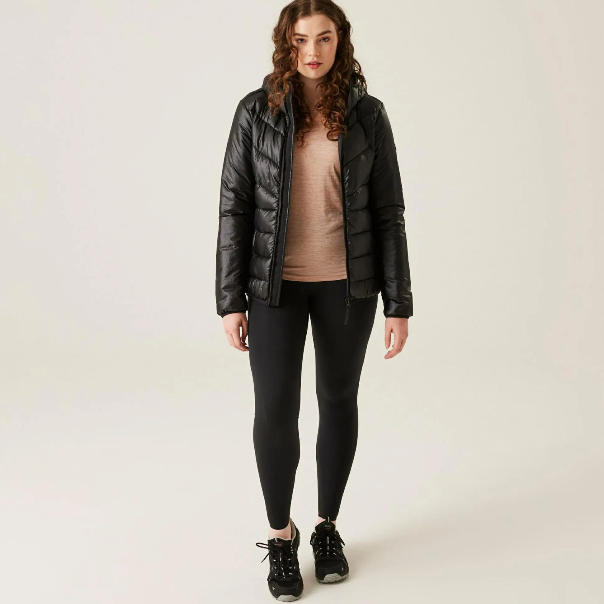 Women's Heatherly Quilted Jacket | Black