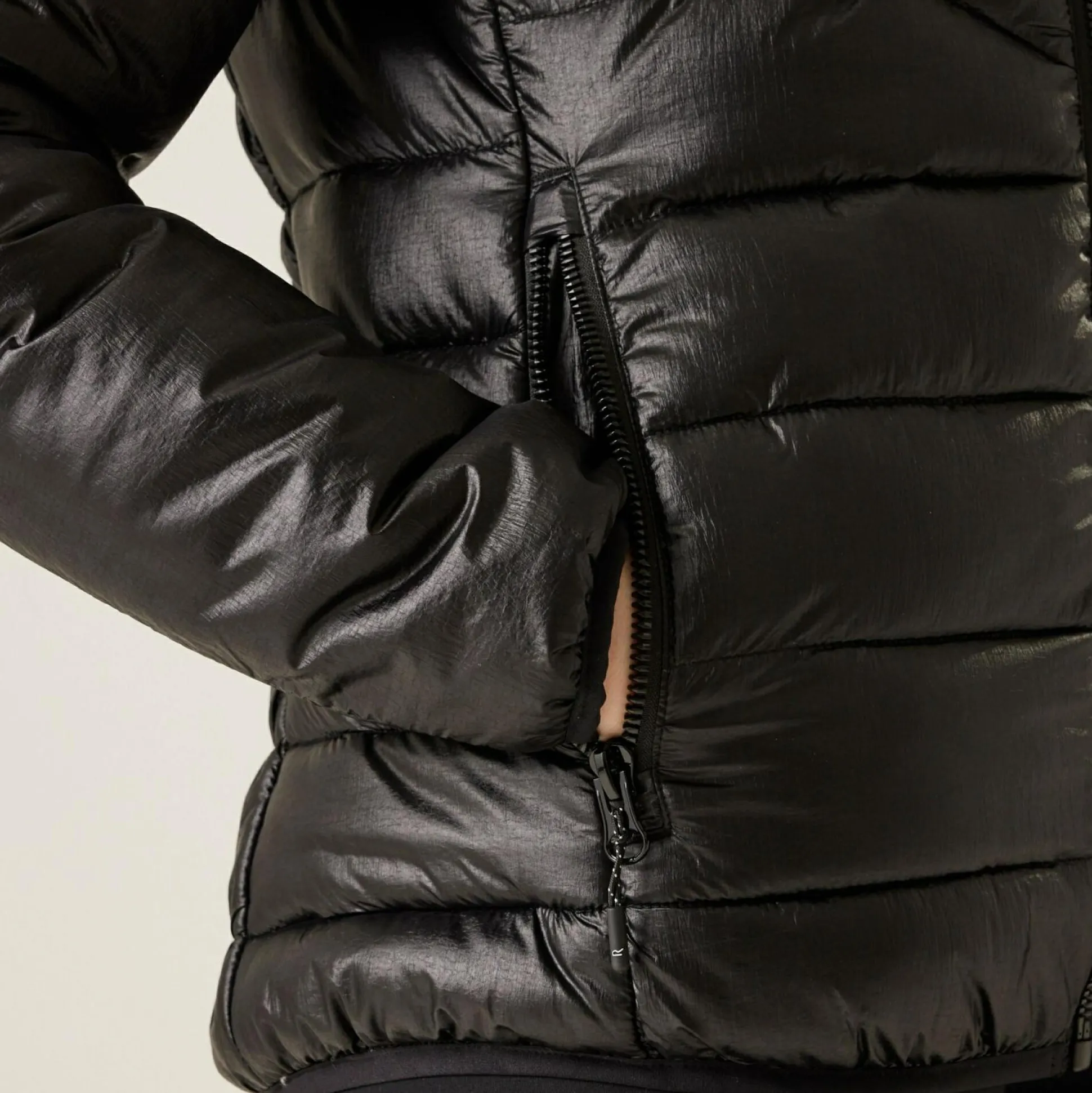 Women's Heatherly Quilted Jacket | Black