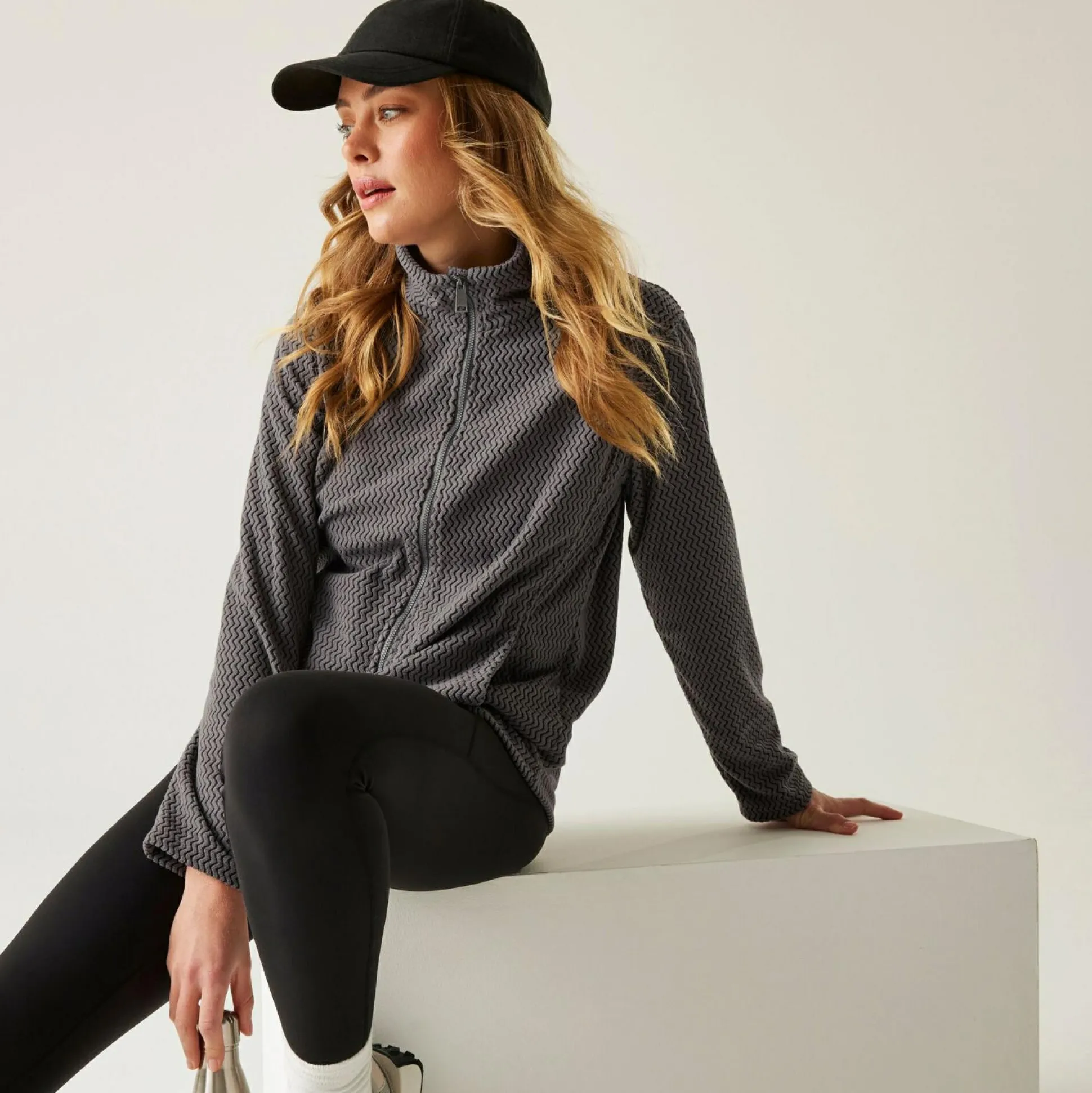Women's Heidy Full Zip Fleece | Grey