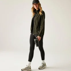 Women's Heidy Full Zip Fleece | Dark Khaki