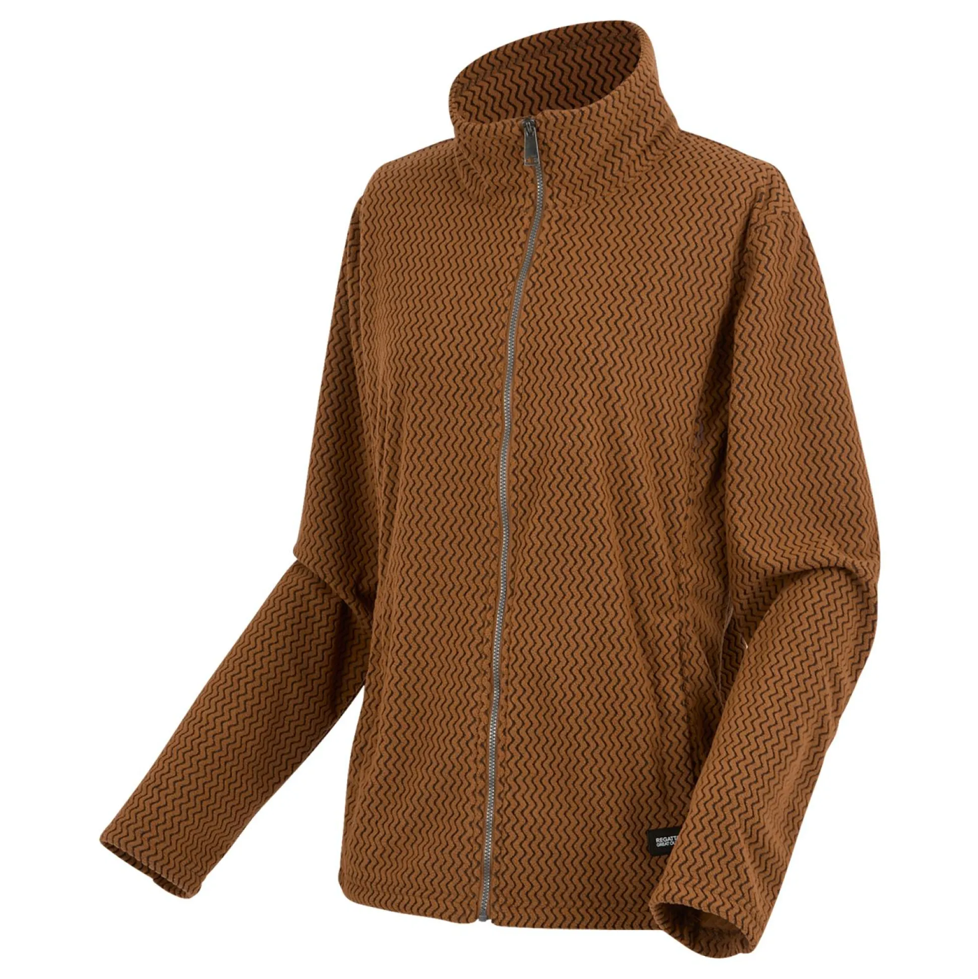 Women's Heidy Full Zip Fleece | Brown