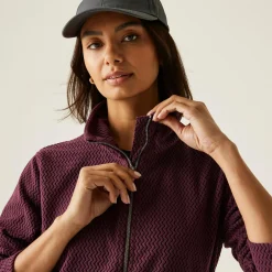 Women's Heidy Full Zip Fleece | Fig Purple