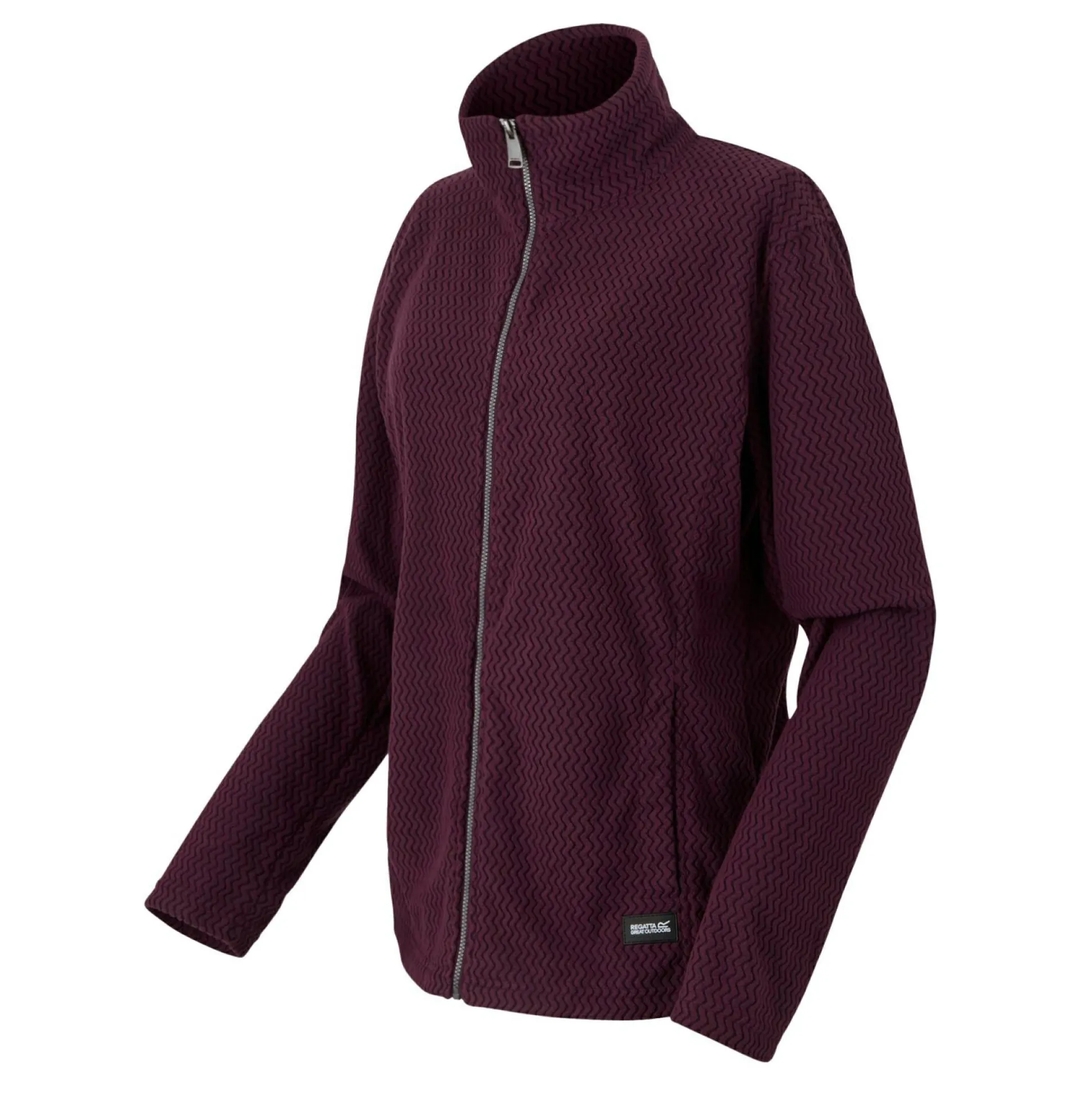 Women's Heidy Full Zip Fleece | Fig Purple