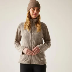 Women's Heidy Full Zip Fleece | Taupe Beige