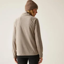 Women's Heidy Full Zip Fleece | Taupe Beige