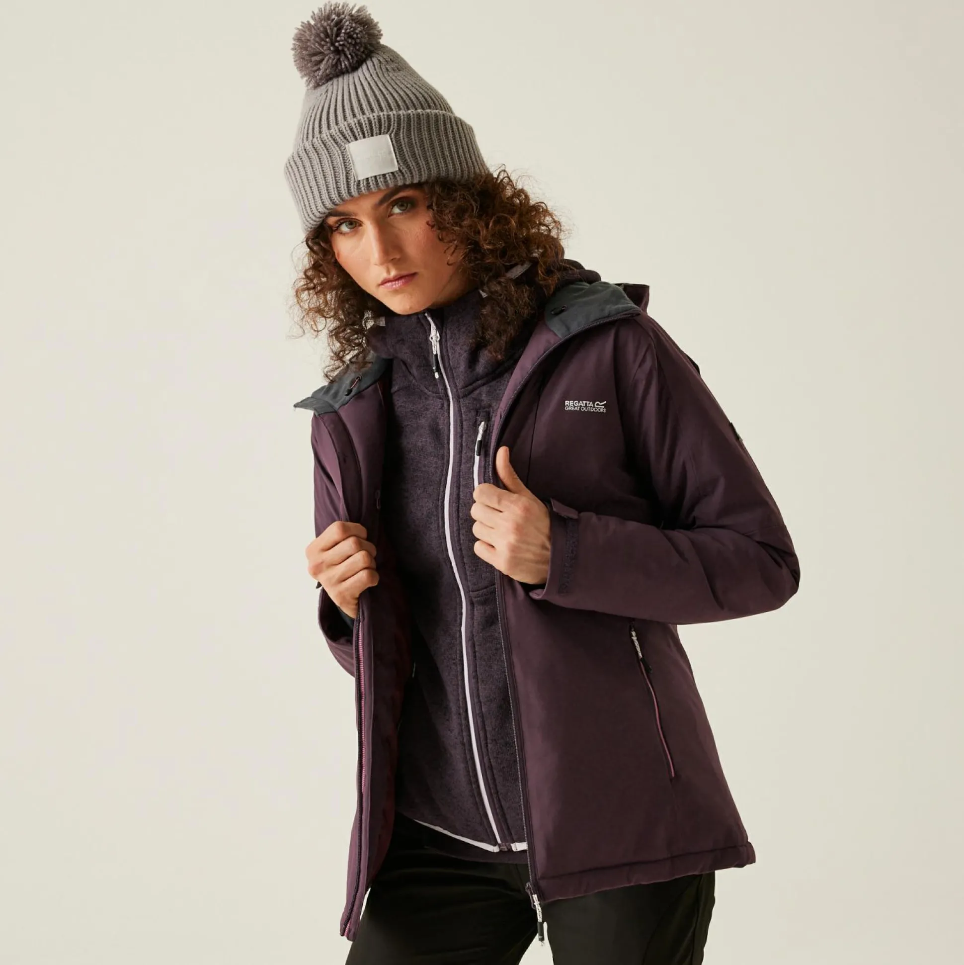 Women's Highton Stretch IV Padded Jacket | Deep Plum