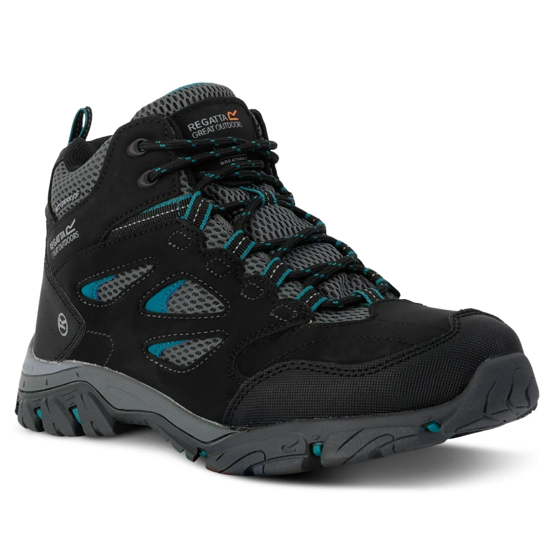 Women's Holcombe Waterproof Mid Walking Boots | Black Deep Lake