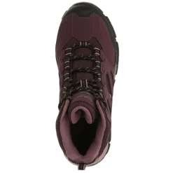 Women's Holcombe Waterproof Mid Walking Boots | Dark Burgundy Black