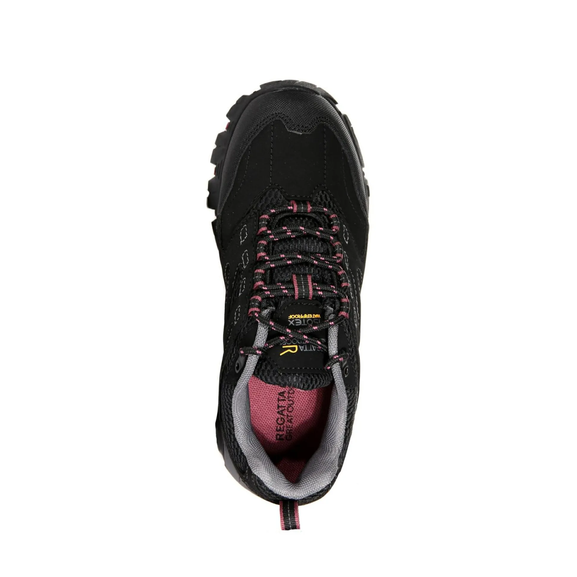 Women's Holcombe Waterproof Low Walking Shoes | Black Deco Rose