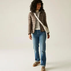 Women's Hooded Marizion Baffled Jacket | Brown