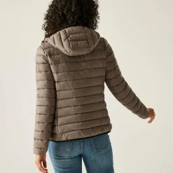 Women's Hooded Marizion Baffled Jacket | Brown