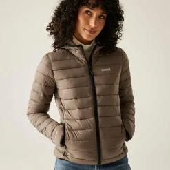 Women's Hooded Marizion Baffled Jacket | Brown