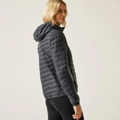Women's Hurden Padded Jacket | Seal Grey Black