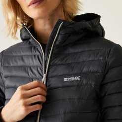 Women's Hurden Padded Jacket | Seal Grey Black