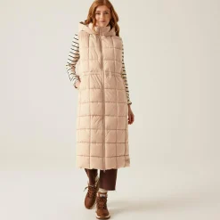 Women's Leandra Longline Gilet | Warm Taupe