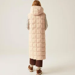 Women's Leandra Longline Gilet | Warm Taupe