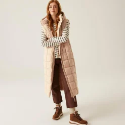 Women's Leandra Longline Gilet | Warm Taupe