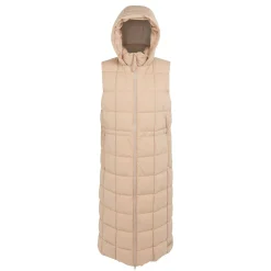 Women's Leandra Longline Gilet | Warm Taupe