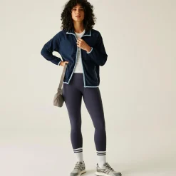Women's Lilana Full Zip Fleece | Navy Chambray Blue