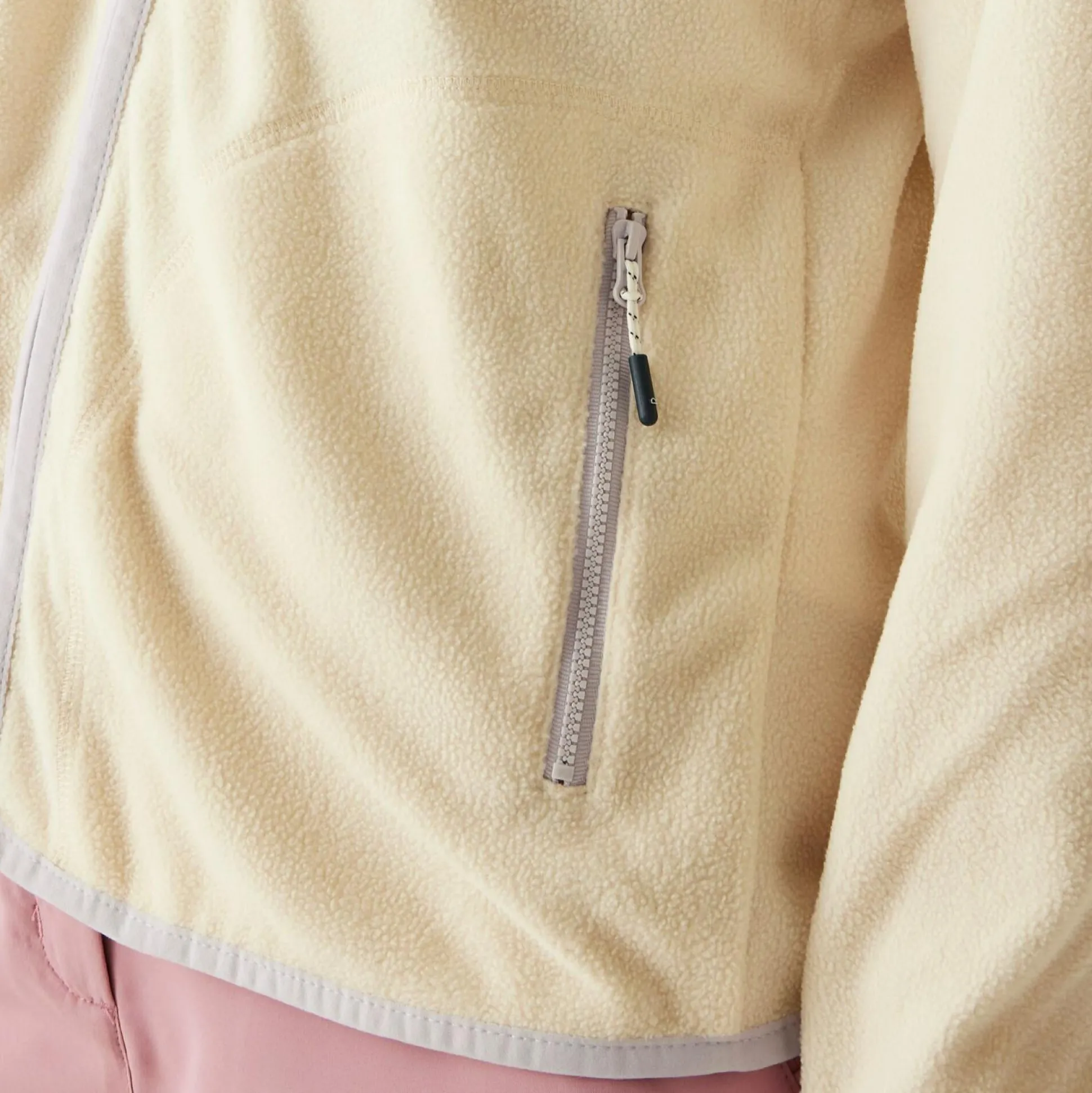 Women's Lilana Full Zip Fleece | Light Vanilla Lilac Thistle