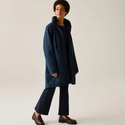 Women's Longline Kingsley 3 in 1 Jacket | Navy